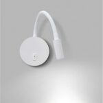 Aplica Nova Luce Jaco, alb satinat, cod 8140321
