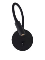 Aplica Nova Luce Jaco, negru satinat, cod 8140322 - imagine 5