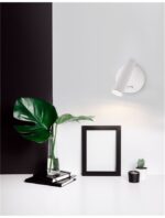 Aplica Nova Luce Laredo, alb satinat, 3 W, cod  8140521