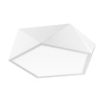 Plafoniera Nova Luce Darius, alb mat/acril alb, 4x12 W, cod 8186201