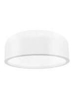 Plafoniera Nova Luce Perleto, alb mat/acril alb, 2x12 W, cod 826806