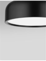 Plafoniera Nova Luce Perleto, megru mat/acril alb, 2x12 W, cod 826809 - imagine 5