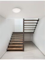 Plafoniera Nova Luce Brest, sticla opal, 1x12 W, cod 832401 - imagine 4