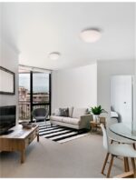 Plafoniera Nova Luce Brest, sticla opal, 2x12 W, cod 832402 - imagine 5