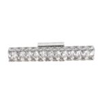 Aplica Nova Luce Corona, crom/cristal k9, led 8 W, cod 83399202