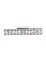 Aplica Nova Luce Corona, crom/cristal k9, led 8 W, cod 83399202