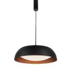 Pendul Nova Luce Landon, negru/cooper, 40 W, cod 86009