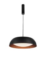 Pendul Nova Luce Landon, negru/cooper, 40 W, cod 86009