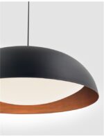 Pendul Nova Luce Landon, negru/cooper, 40 W, cod 86009 - imagine 5