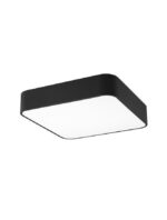Plafoniera Nova Luce Ragu, negru mat/acril alb, 4x12 W, cod 866602