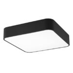 Plafoniera Nova Luce Ragu, negru mat/acril alb, 4x12 W, cod 866607