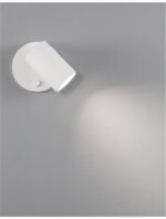 Aplica Nova Luce Net, alb satinat, 1x10 W, cod 9011921 - imagine 8