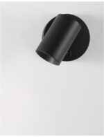 Aplica Nova Luce Net, negru satinat, 1x10 W, cod 9011922 - imagine 6