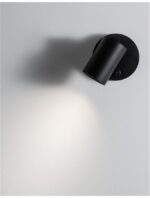 Aplica Nova Luce Net, negru satinat, 1x10 W, cod 9011922 - imagine 5