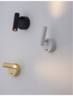 Aplica Nova Luce Clip , alama satinata, 3 W, cod 9030203 - imagine 3