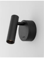Aplica Nova Luce Clip , negru satinat, 3 W, cod 9030202
