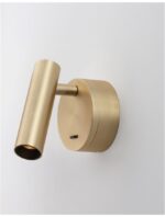 Aplica Nova Luce Clip , alama satinata, 3 W, cod 9030203