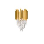 Aplica Nova Luce Grane, auriu satinat, 10 W, cod 9050100