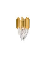 Aplica Nova Luce Grane, auriu satinat, 10 W, cod 9050100
