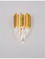 Aplica Nova Luce Grane, auriu satinat, 10 W, cod 9050100 - imagine 5