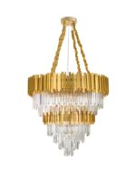 Lustra Nova Luce Grane, auriu satinat, 100 W, cod 9050120