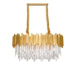 Lustra Nova Luce Grane, auriu satinat, 40 W, cod 9050130