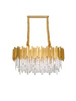Lustra Nova Luce Grane, auriu satinat, 40 W, cod 9050130