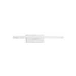 Lampa de baie Nova Luce Mondrian, aluminiu/acril alb, 12 W, cod 9053121