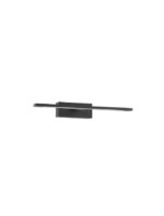 Lampa de baie Nova Luce Mondrian, aluminiu/acril alb, 12 W, cod 9053122