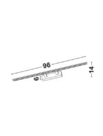 Lampa de baie Nova Luce Livia, alb mat, 30 W, cod 9053301 - imagine 3