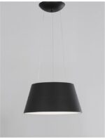 Suspensie Nova Luce Volcano, negru/alb, 33 W, cod 9077881 - imagine 9