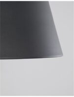 Suspensie Nova Luce Volcano, negru/alb, 33 W, cod 9077881 - imagine 8