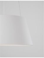 Suspensie Nova Luce Volcano, alb, 33 W, cod 9077882 - imagine 7