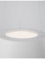 Suspensie Nova Luce Volcano, alb, 33 W, cod 9077882 - imagine 6