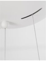 Suspensie Nova Luce Volcano, alb, 33 W, cod 9077882 - imagine 5