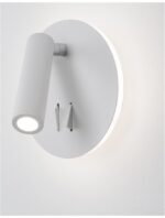 Aplica Nova Luce Penor, alb satinat, cod 9081221 - imagine 9