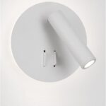 Aplica Nova Luce Penor, alb satinat, cod 9081221