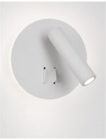 Aplica Nova Luce Penor, alb satinat, cod 9081221