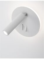 Aplica Nova Luce Penor, alb satinat, cod 9081221 - imagine 6