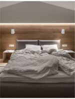 Aplica Nova Luce Dona, alb mat, cod 9081351 - imagine 10