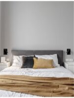 Aplica Nova Luce Dona, negru satinat, cod 9081352 - imagine 5