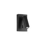 Aplica Nova Luce Dona, negru satinat, cod 9081352
