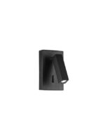 Aplica Nova Luce Dona, negru satinat, cod 9081352