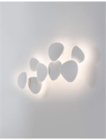 Aplica Nova Luce Cronus, LED 12W, alb satinat, cod 9084081 - imagine 9