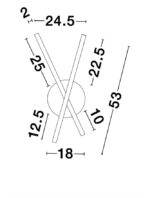 Aplica Nova Luce Reslin, LED 18W, negru satinat, cod 9100202 - imagine 4