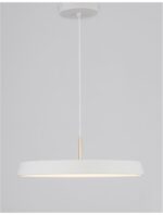 Pendul Nova Luce Vetro, alb mat, 41 W, cod 910621 - imagine 8