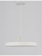 Pendul Nova Luce Vetro, alb mat, 41 W, cod 910621 - imagine 7