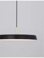 Pendul Nova Luce Vetro, negru mat, 41 W, cod 910622 - imagine 10