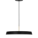 Pendul Nova Luce Vetro, negru mat, 41 W, cod 910622