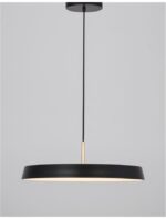 Pendul Nova Luce Vetro, negru mat, 41 W, cod 910622 - imagine 9